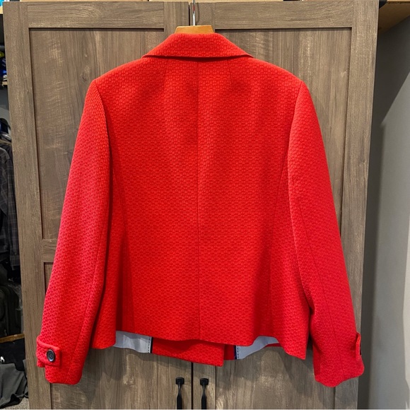 Talbots Red Double-Breasted Blazer - Picture 2 of 11